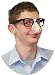 Nerd Glasses with Acne Nose