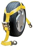 Highland 1275500 25" Yellow Tire Width Over Wheel Tie Down