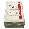 Paint Essentials 14-Inch x 17-Inch Terry Towels, White 24-Pack WT24