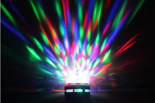 Toplimit Colourful bulb RGB Crystal Ball Effect Light E27 LED Rotating Stage Lighting For Disco DJ Party