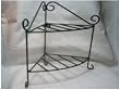 Wrought Iron Shelf --Small Corner--Hand Made--Hang or Stand