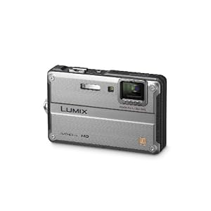 Wasserdichte Digitalkamera Panasonic Lumix DMC-FT 2 EG-S (14 Megapixel 4-fach opt. Zoom, 6,8 cm Display, Bildstabilisator, 10m wasserdicht) silber
