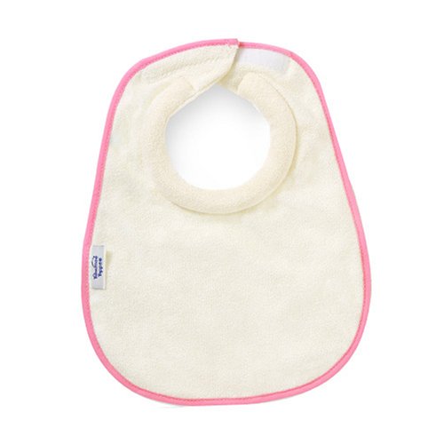 Childrens Toyshop   : Tommee Tippee Milk Feeding Bib Beige & Pink