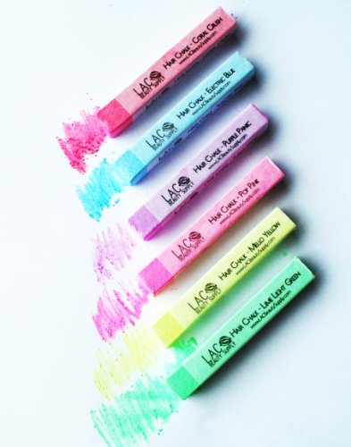 Neon!!! hair shimmer chalks set of 6 colors | lasts up …
