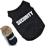 Small Dog Shirt, Voberry® Fashion Pet Puppy Clothes Summer Quote Security Cotton Costumes Pet Dog Cat Funny Shirt T Shirt Black (S)