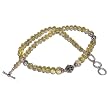 Romantic Valentine Gift Silver Peridot Necklaces 19.5 inches