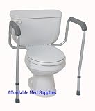TOILET SAFETY FRAME/HAND RAILS ADJUSTABLE