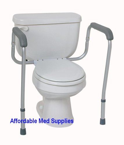 TOILET SAFETY FRAME/HAND RAILS ADJUSTABLE Picture
