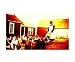 Feeding the Poultry People Photographic Poster Print by Darlene Navor, 10x8