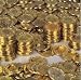 Pirate Plastic Gold Coins 1.5 in (1 Gross)
