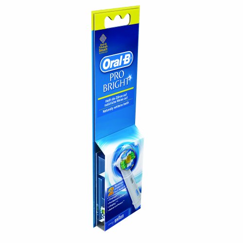 Braun Oral-B Aufsteckbürsten ProBright 2er (für alle rotierenden Zahnbürsten von Oral-B)