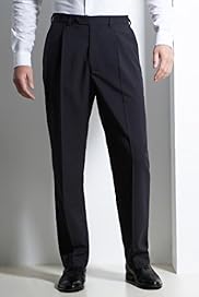 Crease Resistant Single Pleat Trousers