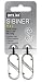 Nite Ize SB1-2PK-11 Size-1 S-Biner, Stainless, 2-Pack