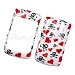 RIM BlackBerry Curve 8350i Sprint Nextel Snap On Protector Hard Case Image Cover "Hearts & Skulls" Design