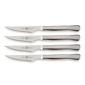 Henckels 4 PC Stainless Steel Steak Knife Set by Henckels