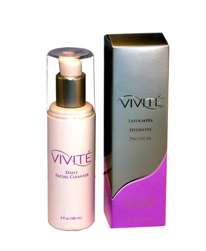 VIVITE Daily Facial Cleanser 6 Fluid Ounces (180ml) Pump Bottle 41EEiv2OVUL VIVITE Daily Facial Cleanser 6 Fluid Ounces (180ml) Pump Bottle