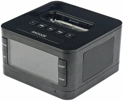 Snooze Multi-function Docking Station Speaker System for iPod MP3 Player with FM SD USB Radio Alarm Clock Charger for iPhone 4, iPod, Nano *Black*