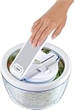 Zyliss Smart Touch Salad Spinner, Small, White