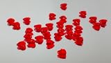 800 Red Heart Shaped Diamond Confetti 8 mm Wedding Table Decorations 41EEkoCWxPL. SL160 800 Red Heart Shaped Diamond Confetti 8 mm Wedding Table Decorations