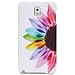 Fosmon MATT-DESIGN Series Slim Fit Rubberized Case Cover for Samsung Galaxy Note 3 / Note III (Colorful Sunflower)