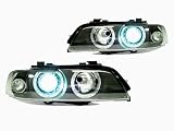 BMW E39 1997-2000 Halo Angel Eye Headlights with Xenon HID