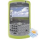 Genuine BlackBerry Curve 8300/8310/8320 GREEN Silicone Case/Skin