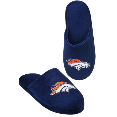 NFL Denver Broncos Women's Slippers Extra Large