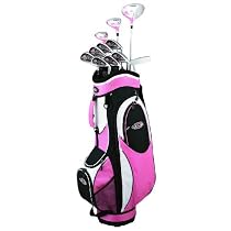 GolfGirl FWS2 Golf Clubs Package Set + Bag PINK