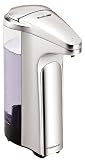 simplehuman Sensor Pump for Soap or Sanitizer, Brushed Nickel, 13-Ounce