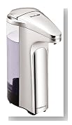 simplehuman Sensor Pump for Soap or Sanitizer, Brushed Nickel, 13-Ounce