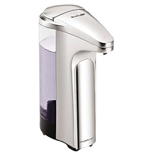 simplehuman Sensor Pump for Soap or Sanitizer, Brushed Nickel, 13-Ounce simplehuman Sensor Pump for Soap or Sanitizer, Brushed Nickel, 13-Ounce