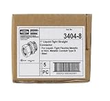 5 each: Raco Liquid-Tight Connector (3404-8)