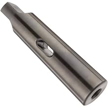 Union Butterfield 411 Morse Taper Adapter, MT#4 Spindle to MT#1 Arbor, 4 13/16" O'all Length, Black Oxide Finish