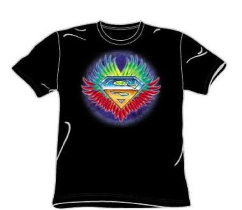 Superman   DonT Stop Believing   Adult Black S/S T Shirt For Men