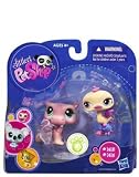 Littlest Pet Shop 2010 Assortment 'B' Series 2 Collectible Figure Hippo & Ostrich