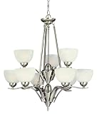 Trans Globe Lighting 7635 BN Brushed Nickel Contemporary Contemporary / Modern Nine Light Up Lightin