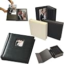 Flora Allure Series, Professional Bound Slip in Album, Pearl Leather Cover with Ivory Pages, 12 Page Capacity Holds 24 10" x 10" Photos.