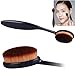Lookatool Pro Cosmetic Makeup Face Powder Blusher Toothbrush Curve Foundation Brush + Cleaning Glove MakeUp Washing Brush