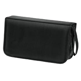 Hama CD Wallet Nylon Black Holds 120