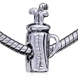 Pandora Style Bead Golf Club Bag European Charm Bead Fits Pandora Bracelet