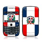 Dominican Republic Flag Design Skin Decal Sticker for Blackberry Curve 8500 8520 8530 Cell Phone