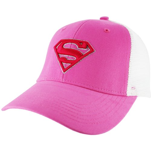 Supergirl Youth Pink Trucker Hat