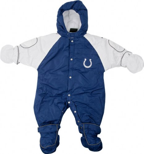 Indianapolis Colts Newborn Alaska Hooded Creeper Set