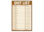 Knock Knock Shit List Note Pad (12035)