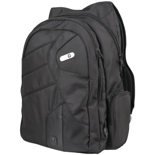 Powerbag Back Pack with Battery for Charging Smartphones, Tablets and eReaders, Black (RFAP-0123F)