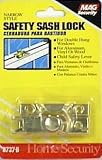 Tools & Hardware : Mag Engineering #8737-B Brass Safety Sash Lock