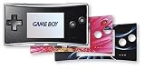 Game Boy Advance Micro Silver (includes Black, Ladybug, Blue Swirl Faceplates)
