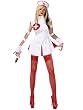 Sexy Nurse Costume Long Sleeve Nurse Uniform Nurses Hat