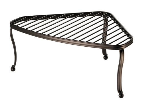 InterDesign York Lyra Corner Shelf, Bronze