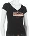 5th & Ocean Chicago Bears Ladies Knit V-Neck Ringer Tee